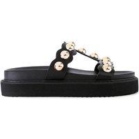 Carvela Women's 'Gianna Sandal' Flats in Black | Size: 3