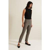 Phase Eight Women's Donna Dogtooth Tregging in Charcoal | Size: 12