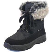 Mammal Women's 'Victoria' Winter Ankle Boots with Flip-over Ice Grips in Black | Size: 4
