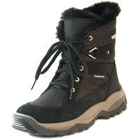 Mammal Women's 'Iona' Insulated Winter Ankle Boots with Ice Grips in Black | Size: 3