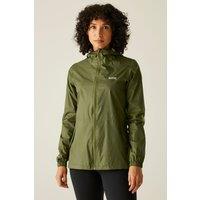 Regatta Women's 'Pack-It III' Waterproof Packaway Jacket in Bottle Green | Size: 10