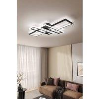 90*59cm Geometric Black Frame LED Ceiling Light