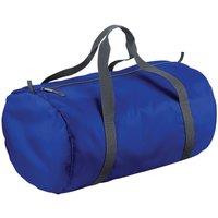 Bagbase Men's Packaway Barrel Bag Duffle Water Resistant Travel Bag (32 Litres) in Royal