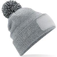Beechfield Men's Snowstar Printers Beanie in Mid Grey