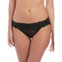 Wacoal Women's Halo Lace Bikini Brief in Black | Size: 16