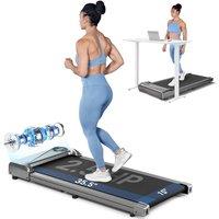 Dprodo Walking Pad Treadmill Under Desk Treadmill in Silver