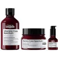 L'Oreal Professionnel Vitamino Color Spectrum Shampoo Hair Mask Serum in Burgundy