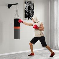 SPORTNOW 5-Length Adjustable Punch Bag Bracket for Boxing Punching Training in Black
