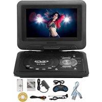SPETLEK Portable DVD Player with 9 Swivel Screen & Remote in Black