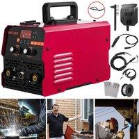 SPETLEK 3-in-1 MIG Welder 350A, MMA/TIG/Gasless, 220V in Red
