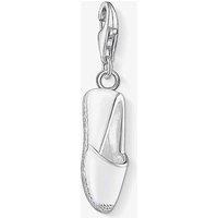 THOMAS SABO Women's Silver White Enamel Espadrille Charm 1351-007-14