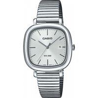 Casio Women's LTP-B166D-7AVEF Collection 37mm Quartz Watch in Silver