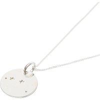 Harfi Women's Aries Constellation Sterling Silver Pendant Necklace | Size: 18 inches