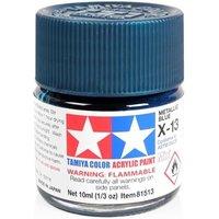 Tamiya Mini X 13 Metallic Blue Acrylic Paint 10ml