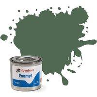 Humbrol Enamel Paint 14ml No 76 Uniform Green Matt