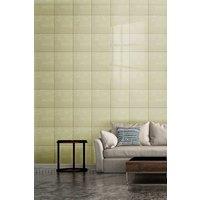 Living and Home 10pcs Self-Adhesive White Jade Marble PVC Wallpapers, 40x40cm | Size: 40x40 cm