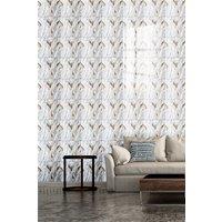 Living and Home 10pcs Self-Adhesive Quicksand Gold Marble PVC Wallpapers, 40x40cm | Size: 40x40 cm