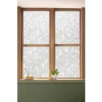 Living and Home 200x61cm Self-Adhesive 3D Embossed Small Mosaic Window Film - Frosted Privacy PVC Sticker for Glass Doors & Bathroom