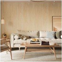 Living and Home Peel and Stick Contact Paper Self-Adhesive Wood Effect Wallpaper in Beige