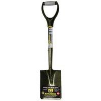 Roughneck Micro Shovel Square Point 685Mm (27In) Handle in Green