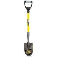 Roughneck Mini Shovel - Round Point in Yellow