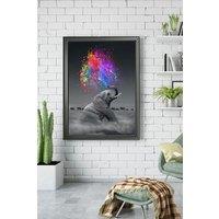 Living and Home Diamond Painting Livingroom Cross Stitch Small Elephant Brick Stick Diamond Painting