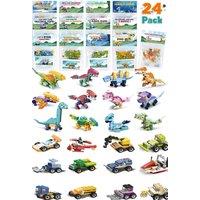 Living and Home 24 Pcs Insects Racing Car Building Kits Toy Christmas Gift in Green