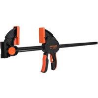 Pontec Heavy Duty E-Z HOLD Adjustable Bar Clamp 24in in Black