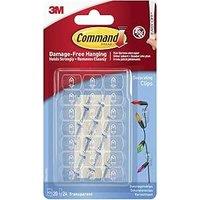 3M CLAW Command Clear Decorating Clips 17026CLR