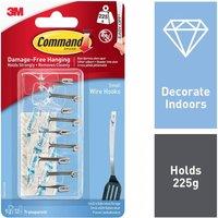 3M CLAW Command Clear Small Wire Hooks Value Pack 17067CLR-9