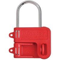 Master Lock Two Padlock Lockout Hasp - 4Mm Shackle in Red