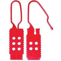 Master Lock Lockout Nylon Hasp - Non Conductive in Red