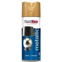 Plastikote Metallic Spray Antique Gold 400Ml