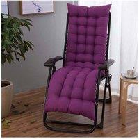Living and Home 160 cm W x 50cm D Purple Garden Bench Cushion Sun Lounger Cushion