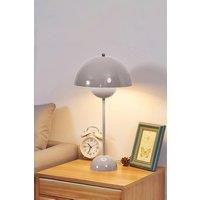 Living and Home Dimmable Acrylic Lampshade Table Lamp in Off-White