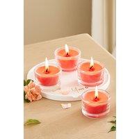 SHEONLY 6Pcs Red Vegetable Wax Scented Candle Set, Fruity