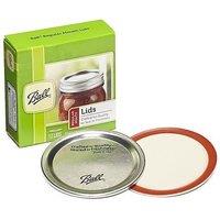 Ball Replacement Regular Mouth Jar Lids - 12 Pack 1440004000 in Silver