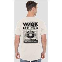 Stranger Things Hawkins Hitmakers Front Back T-Shirt, Natural in Beige | Size: 2XL