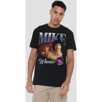 Stranger Things Mike Homage T-Shirt, Black | Size: Medium