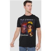 Stranger Things Dustin Homage T-Shirt, Black | Size: Medium