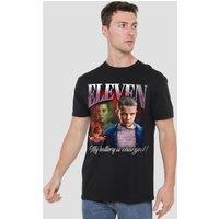 Stranger Things Eleven Homage T-Shirt, Black | Size: 3XL