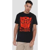 Hasbro Transformers Generations Autobot Tech Icon Logo T-Shirt, Black | Size: Large