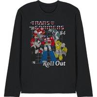 Hasbro Transformers Roll Out Long Sleeve T-Shirt, Black | Size: 2XL