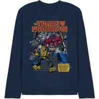 Hasbro Transformers World Roll Out Long Sleeve T-Shirt, Navy | Size: Small