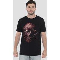 Stranger Things Vecna Oversized Face T-Shirt, Black | Size: 4XL