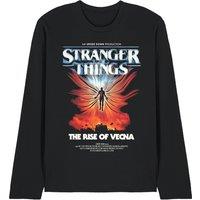 Stranger Things Vecna Rise Poster Long Sleeve T-Shirt, Black | Size: 2XL