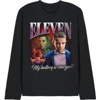 Stranger Things Eleven Homage Long Sleeve T-Shirt, Black | Size: 2XL