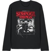 Stranger Things Vecna Mindflayer Poster Long Sleeve T-Shirt, Black | Size: XL