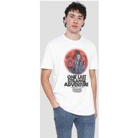 Stranger Things One Last Adventure Poster T-Shirt, White | Size: 3XL