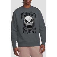 Disney The Nightmare Before Christmas Master Of Fright Scream Sweatshirt, Charcoal in Grey | Size: Large